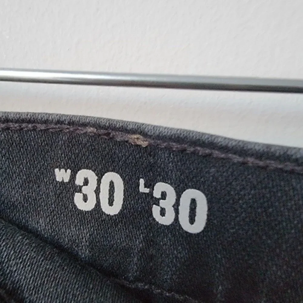 𝅺GOODFELLOW Men Taper Fit Jeans Black Wash Size 30 x 30